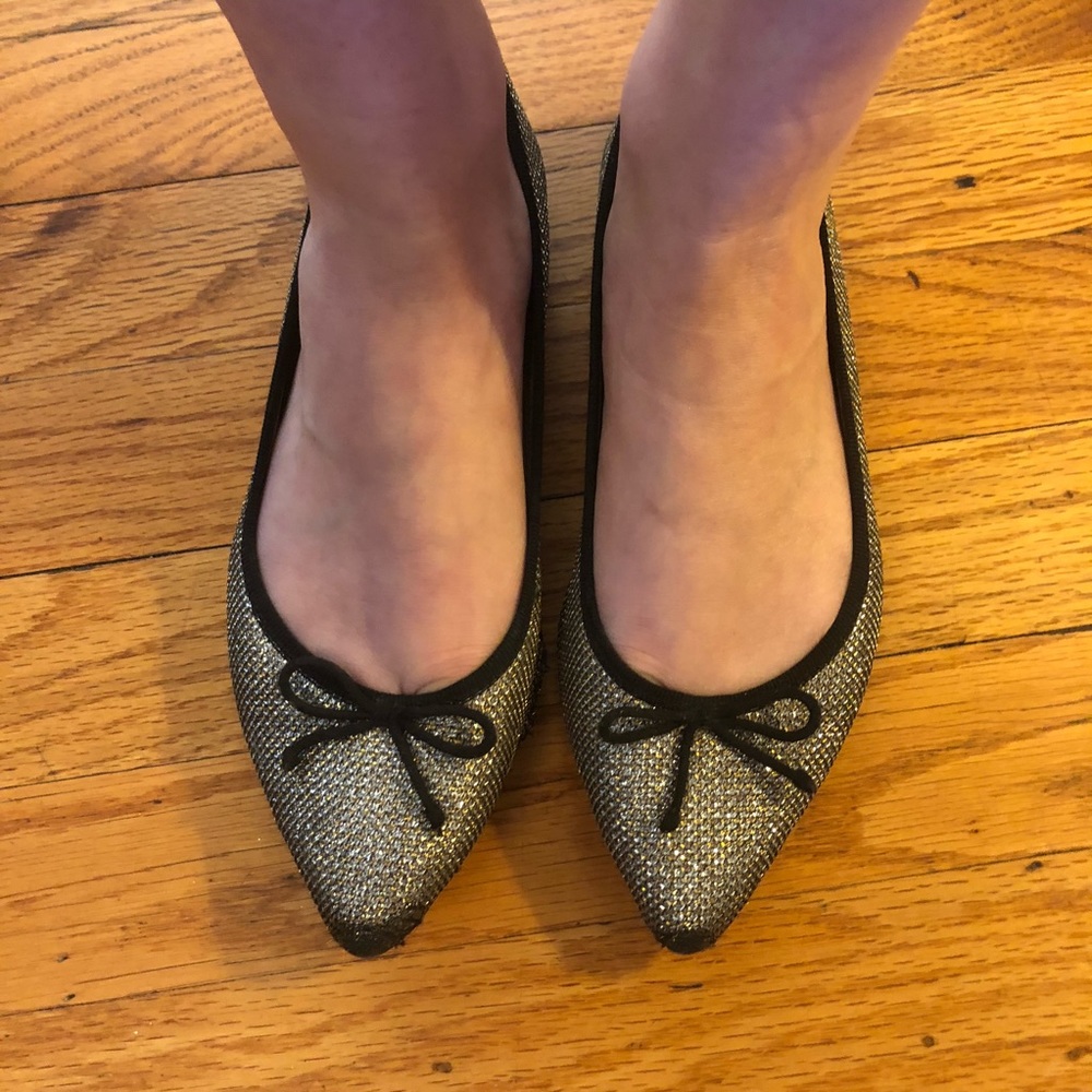 J.Crew Sparkle Ballet Flats
